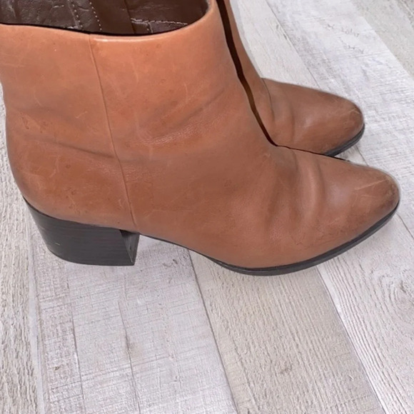 Sam Edelman brown block heel booties size 8 - Picture 9 of 10